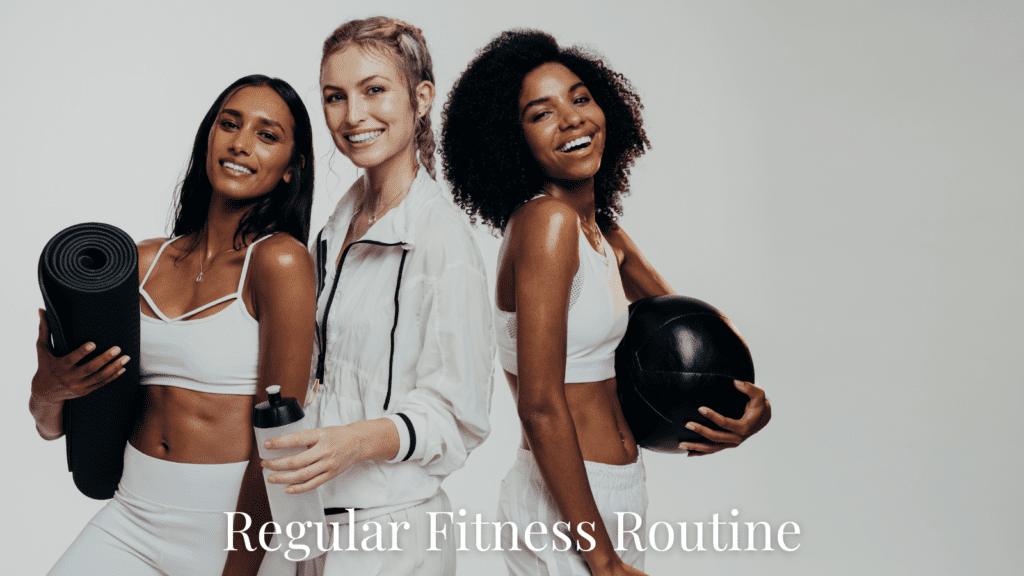 Regular Fitness Routine Blog Graphic